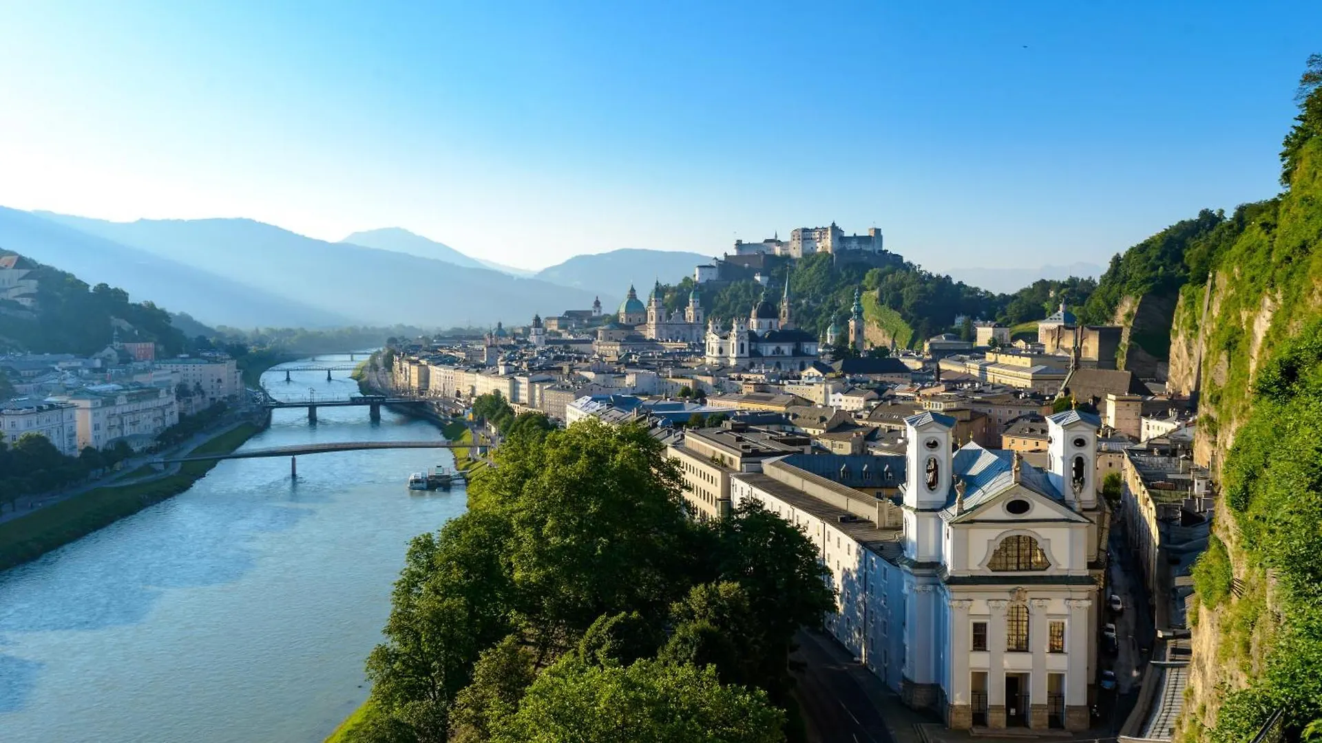דירה Citycenter Salzburg Am Ursulinenplatz אוסטריה